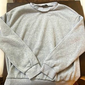 Pullover sweater from SHEIN in grey